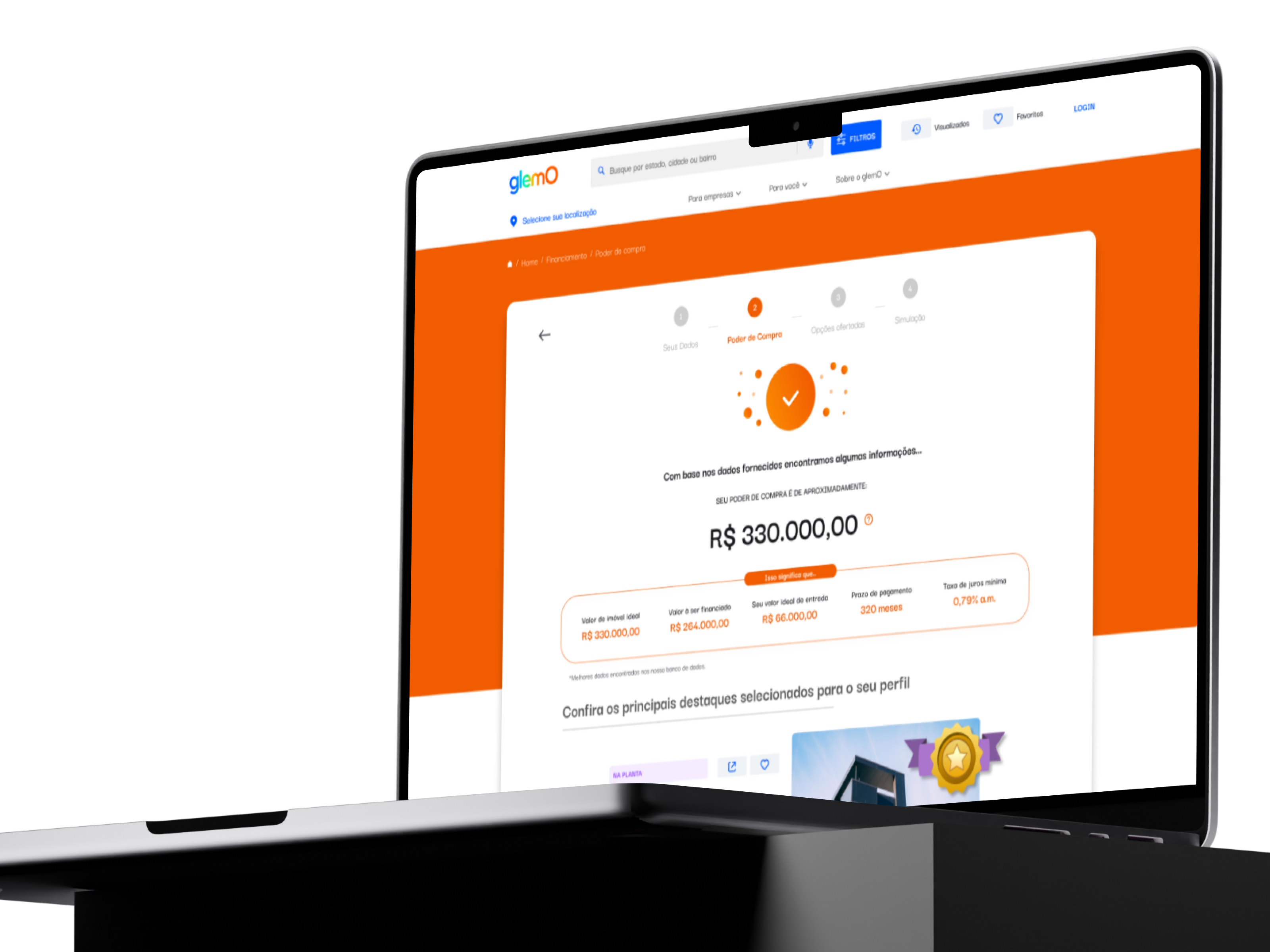 Image showing dashboard of the app